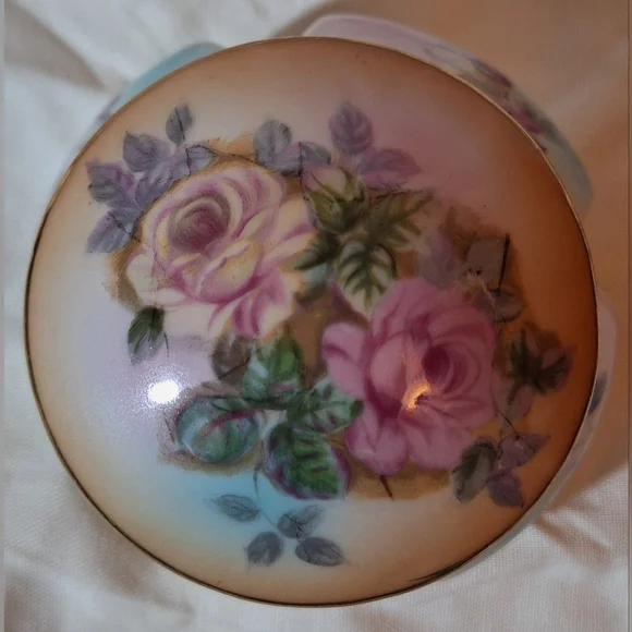 🥀RS PRUSSIAN porcelain powder jar - Picture 5 of 8